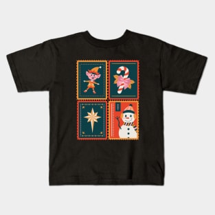 Christmas stamps 1 Kids T-Shirt